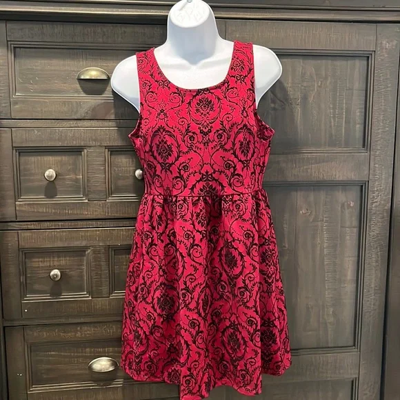 Soprano | Dresses | Holiday Dress Medium Soprano Dark Red And Black Velvet  Embellishments | Poshmark